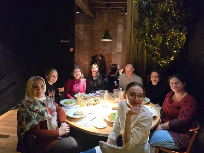 Lab Christmas dinner 2024