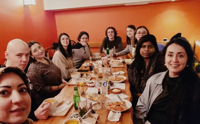Lab dinner Jan 2025
